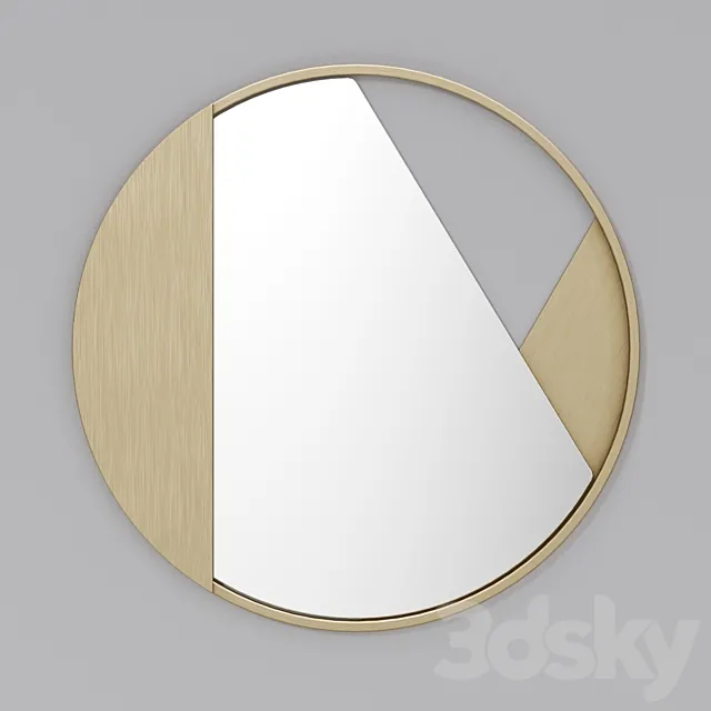 Revolution Wall Mirror 3D Model