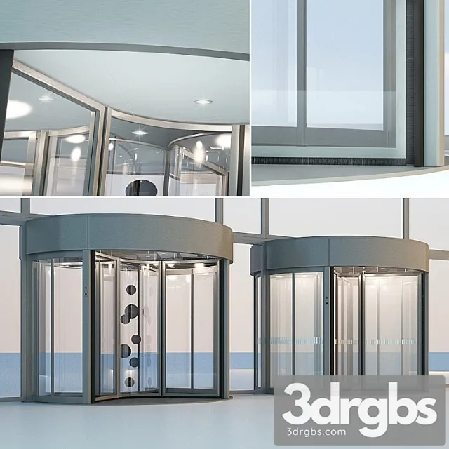 Revolving door dorma kpt-4 3D Model Free