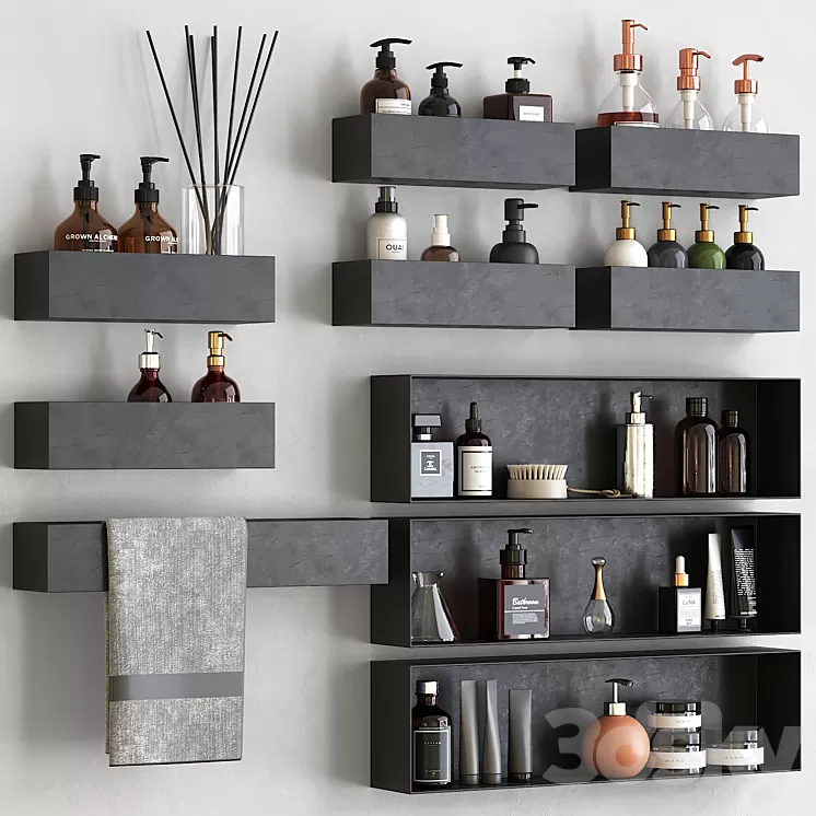 REXA bathroom decor 3D Model