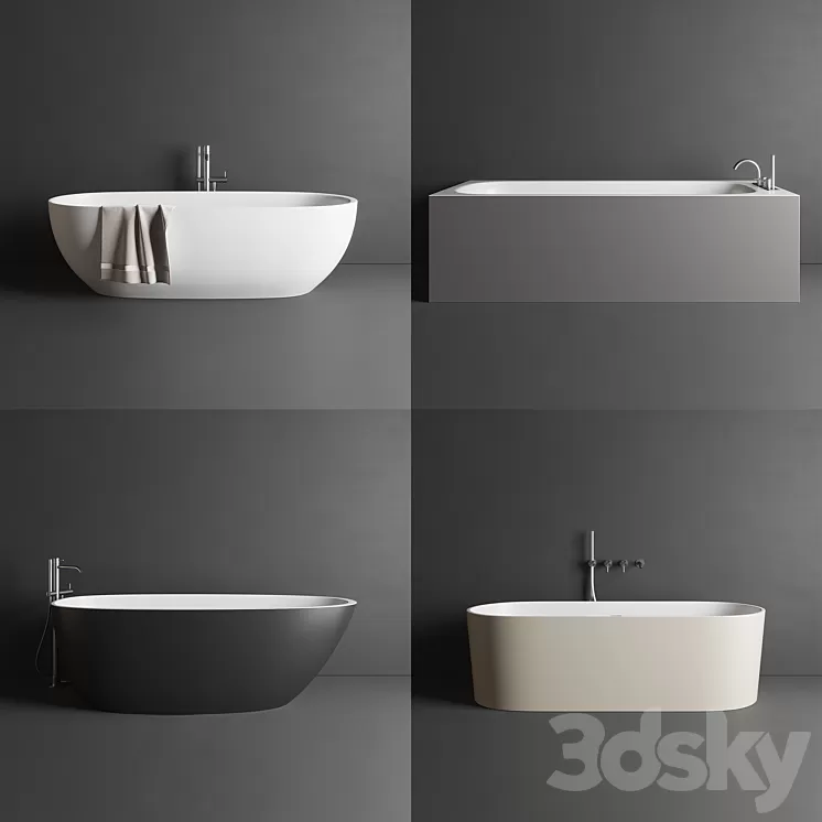 Rexa design bathtubs 3D Model