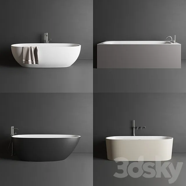 Rexa design bathtubs 3DModel