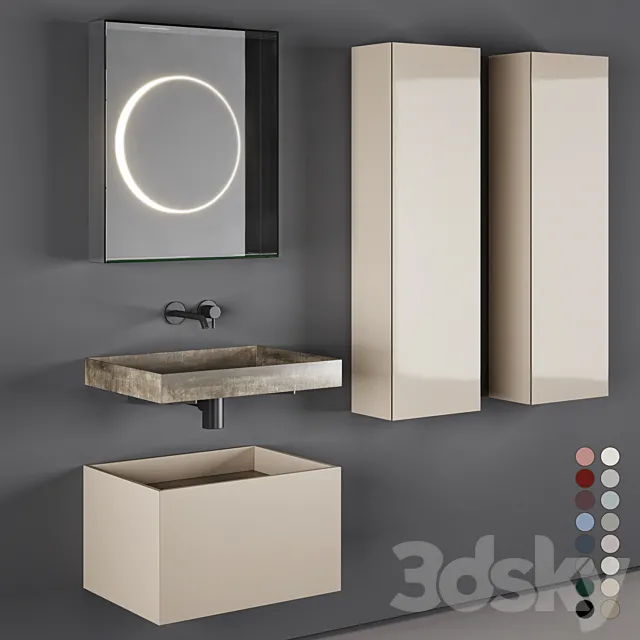 Rexa Design Compact living 60 Set 4 3D Model