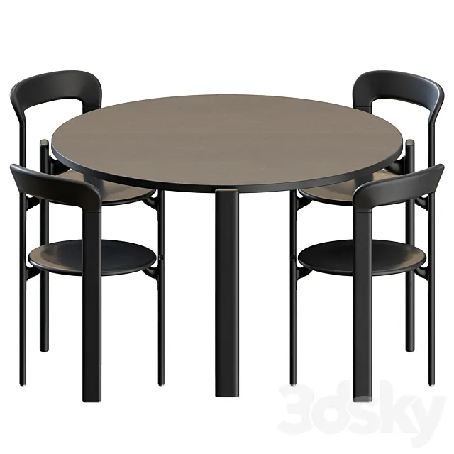 Rey Dinning Set by Hay 3DModel