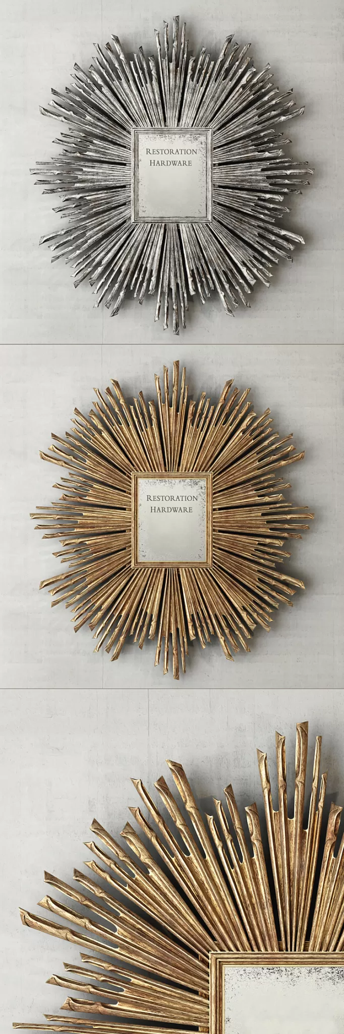 RH / 17TH C. SUNBURST MIRROR 3D Model