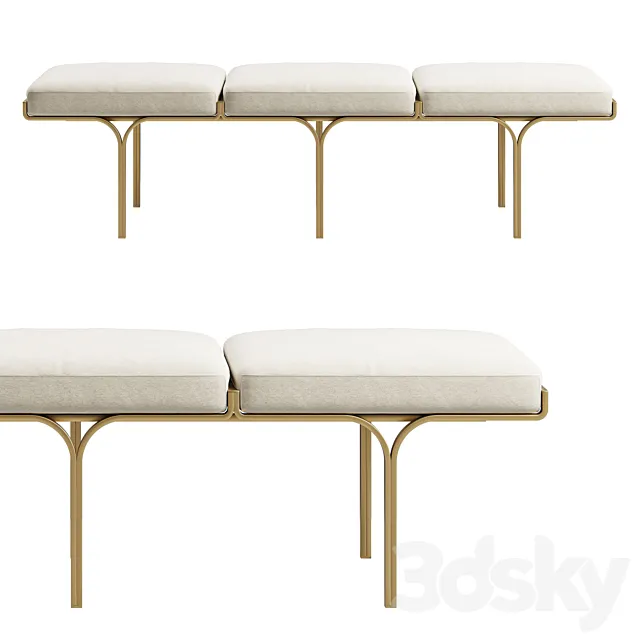 Rh 1960S Link Bench 3DModel