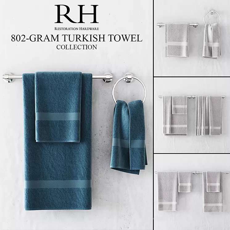 RH 802-GRAM TURKISH TOWEL COLLECTION 3D Model