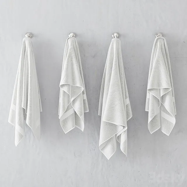 RH 802-GRAM TURKISH TOWEL COLLECTION 3D Model