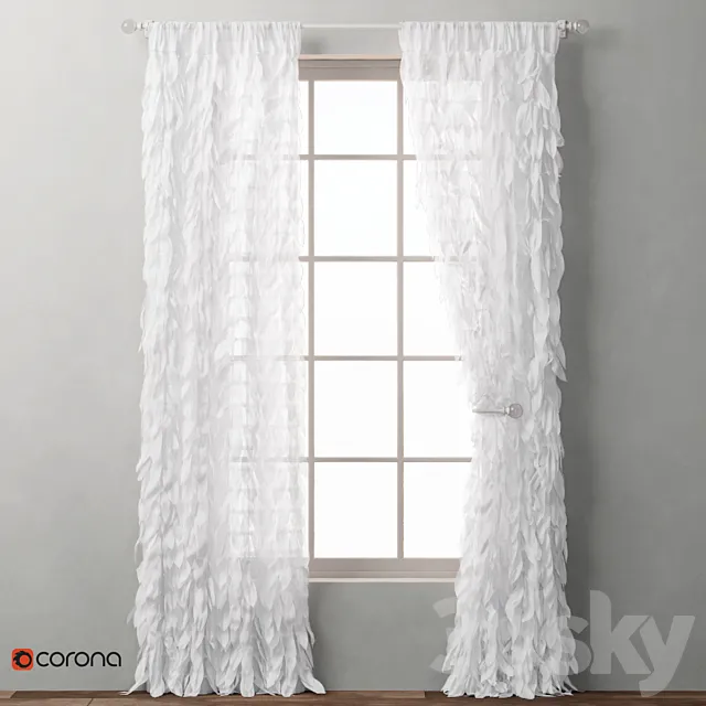 RH _ CASCADING TULLE DRAPERY PANEL_2 Free Download