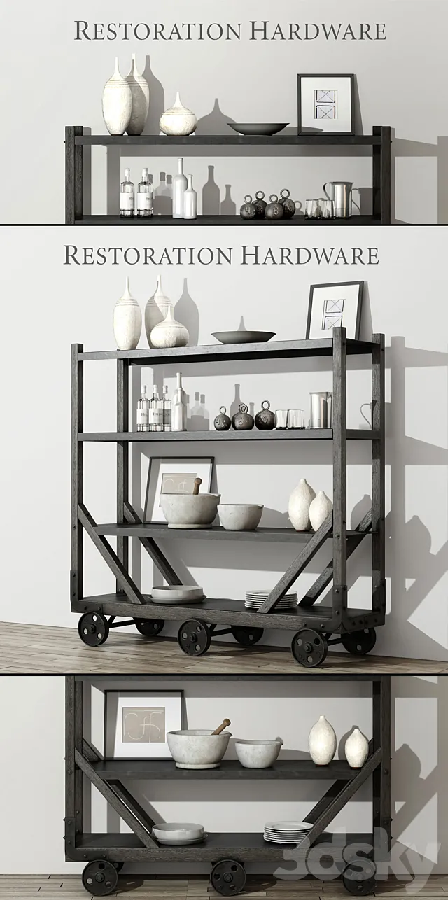 RH _ DECORATIVE SET # 1 3D Model