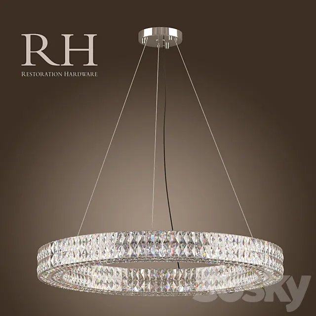 RH _ SPIRIDON RING CHANDELIER 43 3D Model