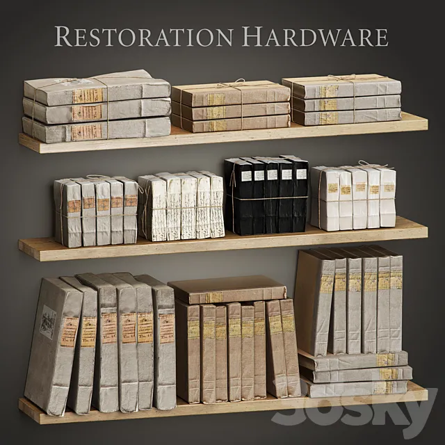 RH _ TOMES COLLECTION 3DModel