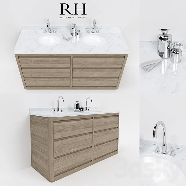RH _ Vanity & Sink 3DModel