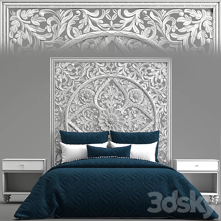 RH ANAYA BED 3D Model