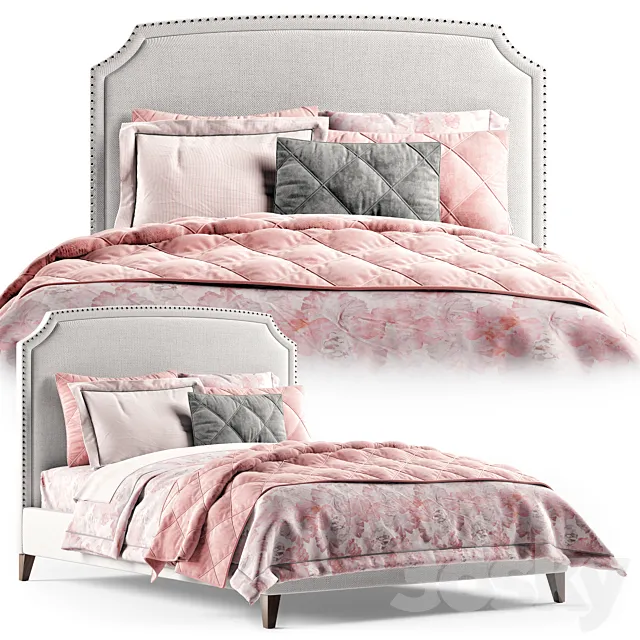 RH Antonia Bed 3DModel
