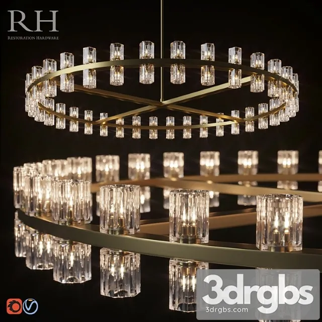 Rh Arcachon Round Chandelier 60 3D Model Free