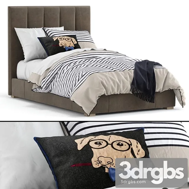 Rh baby & child carver bed 2 3D Model Free