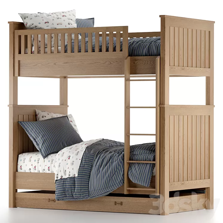 RH Baby & Child Kenwood bunk bed 3D Model