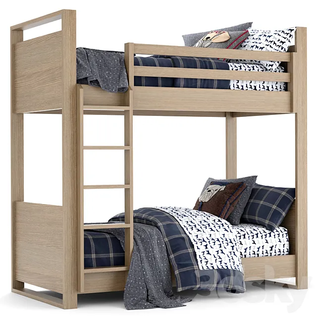 RH Baby & Child Wyler bunk bed 3D Model