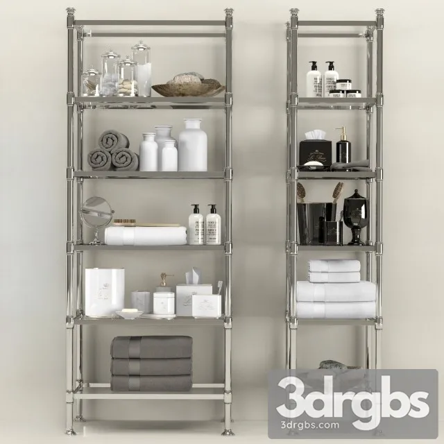 RH Bathroom Acsessuars 03 3D Model Free