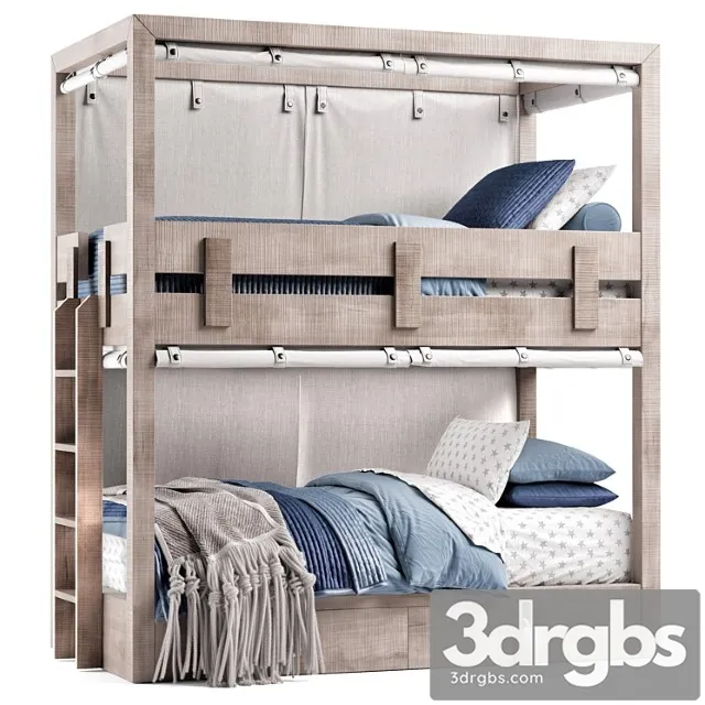 Rh Bennet Bed 1 3D Model Free