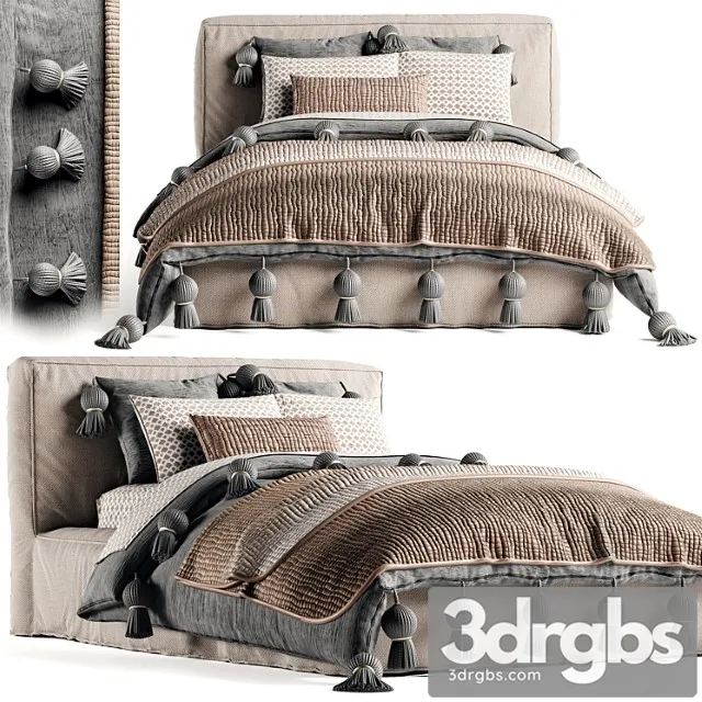 Rh brook bed 2 3D Model Free