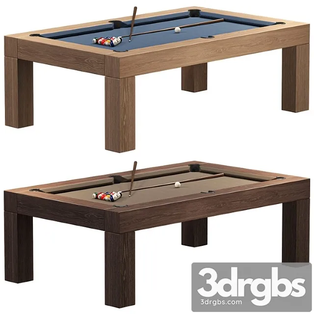 RH Brunswick Parsons Billiards Table 3D Model Free