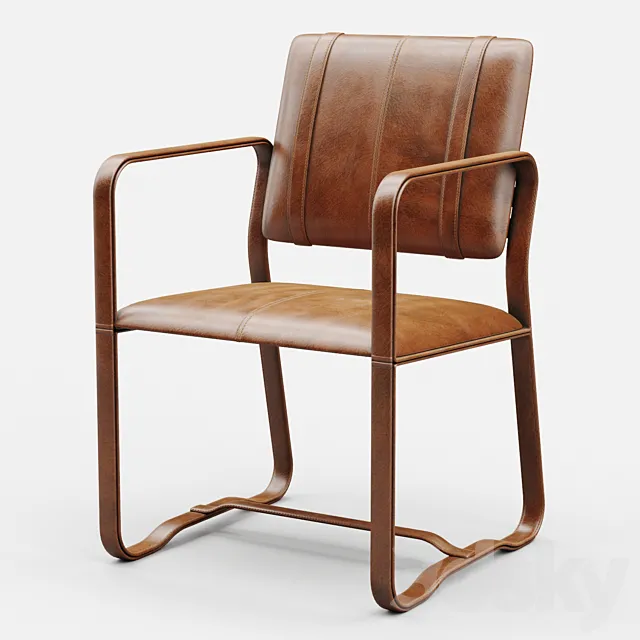 RH Buckle Desk Chair 3DModel
