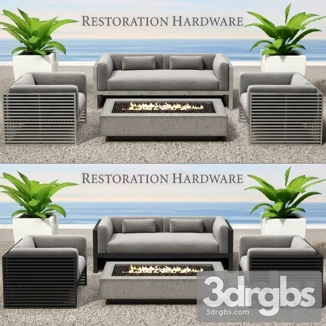 RH Cadiz Collection 3D Model Free