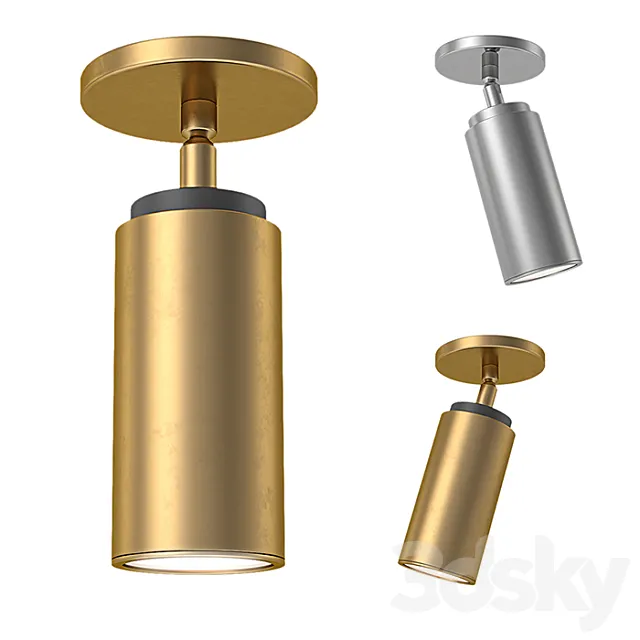 RH – Champeaux Adjustable Flushmount 3D Model