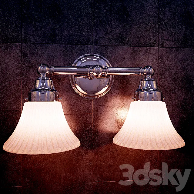 RH Chatham Double Sconce 3DModel