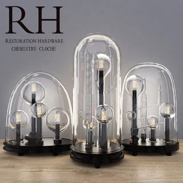 RH CHEMISTRY CLOCHE set 3D Model