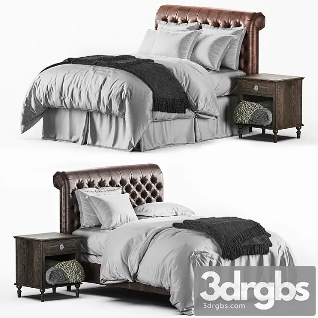 Rh Chesterfield  Sleigh 2 3D Model Free