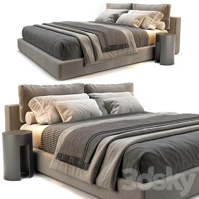 RH Cloud Platform Bed 3DModel