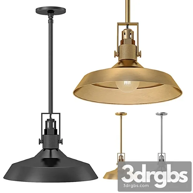 Rh Condorcet Metal Shade Pendant 3D Model Free