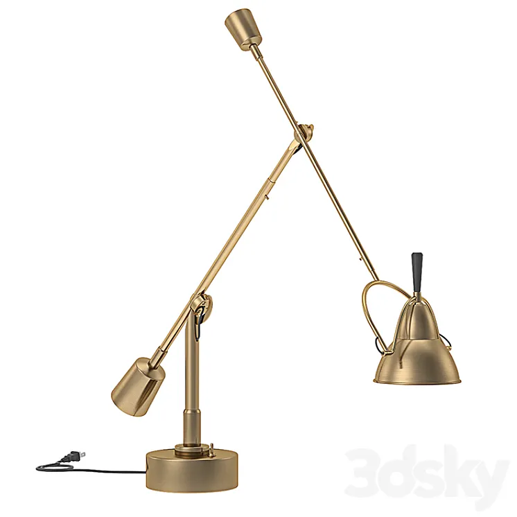 RH - Counterpoise Task Table Lamp 3D Model Free