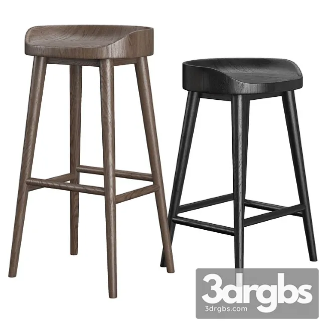 Rh danish stool 2 3D Model Free