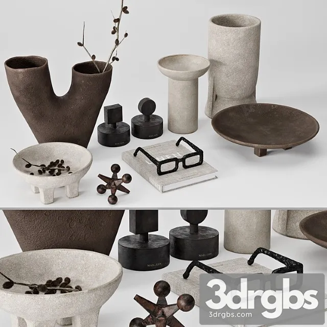 RH Decor Set 2 3D Model Free