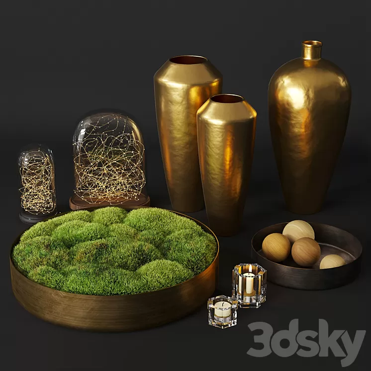 Rh decor set 3D Model