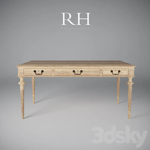 RH Desk 3D Model