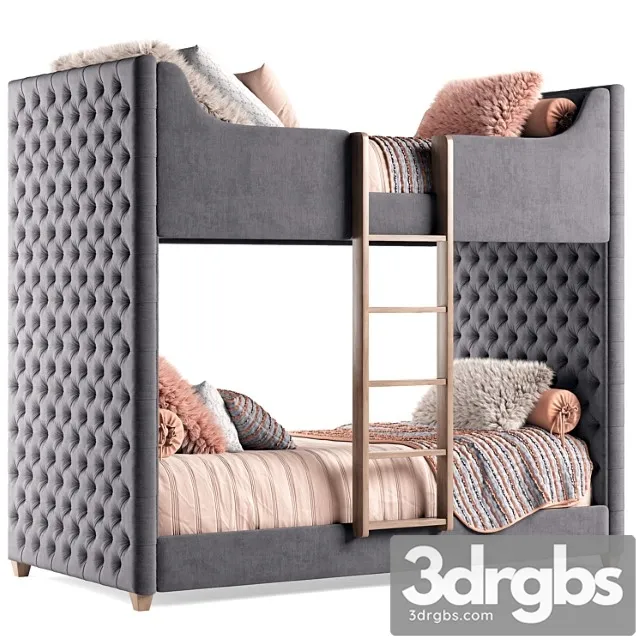 RH Devyn Bed 3D Model Free