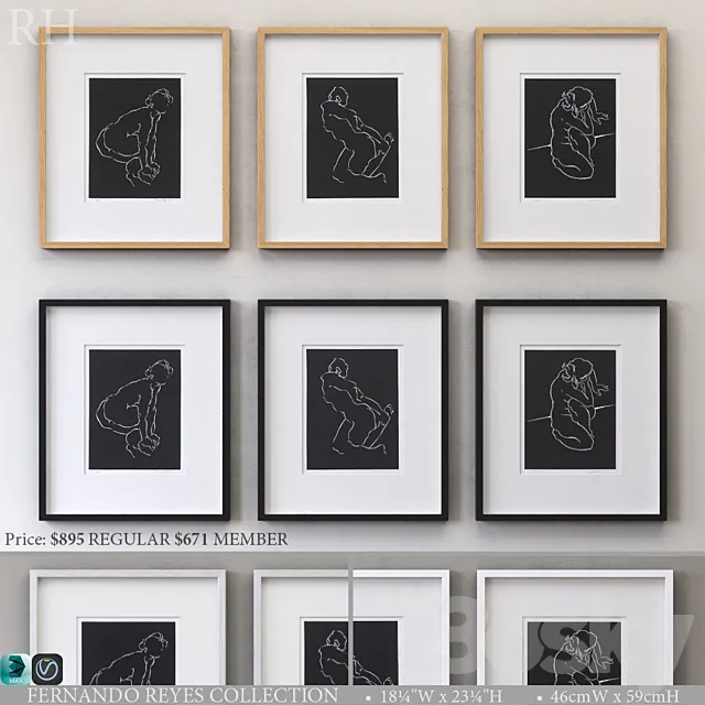 RH FERNANDO REYES COLLECTION 3D Model