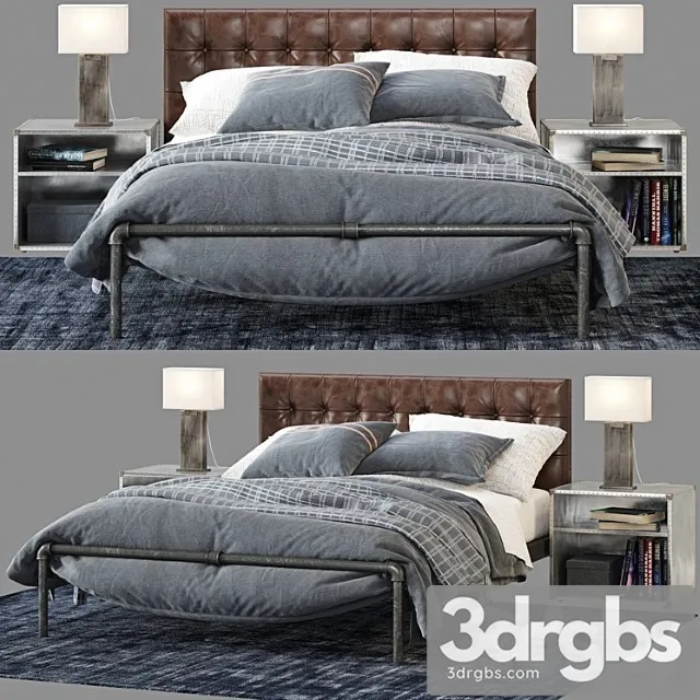Rh finlay platform bed 2 3D Model Free