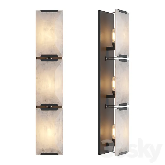 Rh Harlow Calcite Linear Sconce Free Download