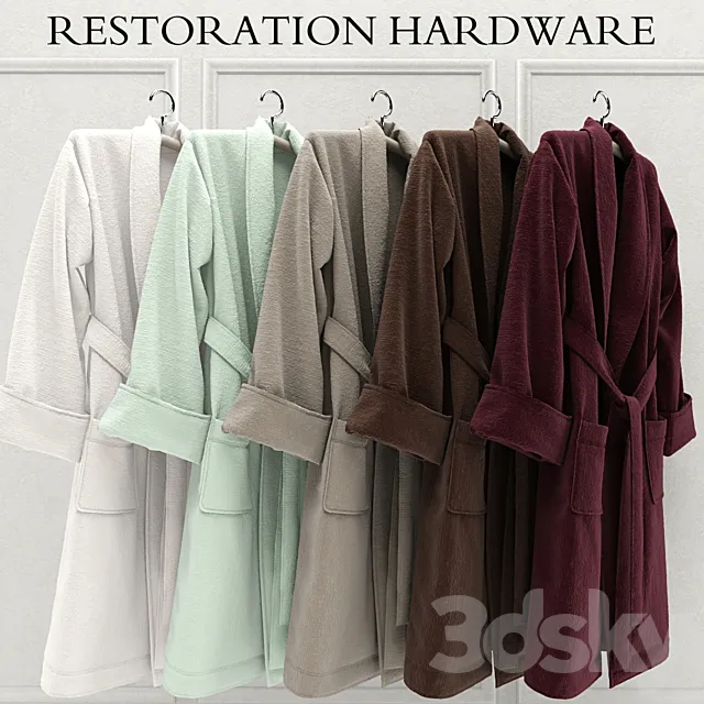 RH Holiday Luxury Plush Robes 3D Model