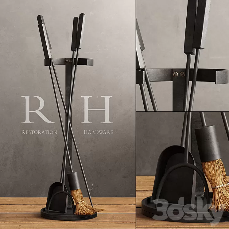 RH / INDUSTRIAL HEARTH TOOL SET 3D Model