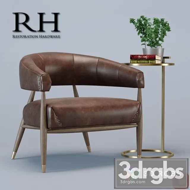 RH Jensen Armchair 3D Model Free