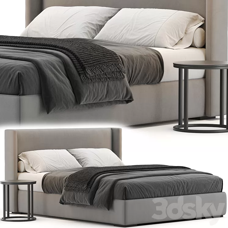 RH Lawson Bed 3D Model Free Download