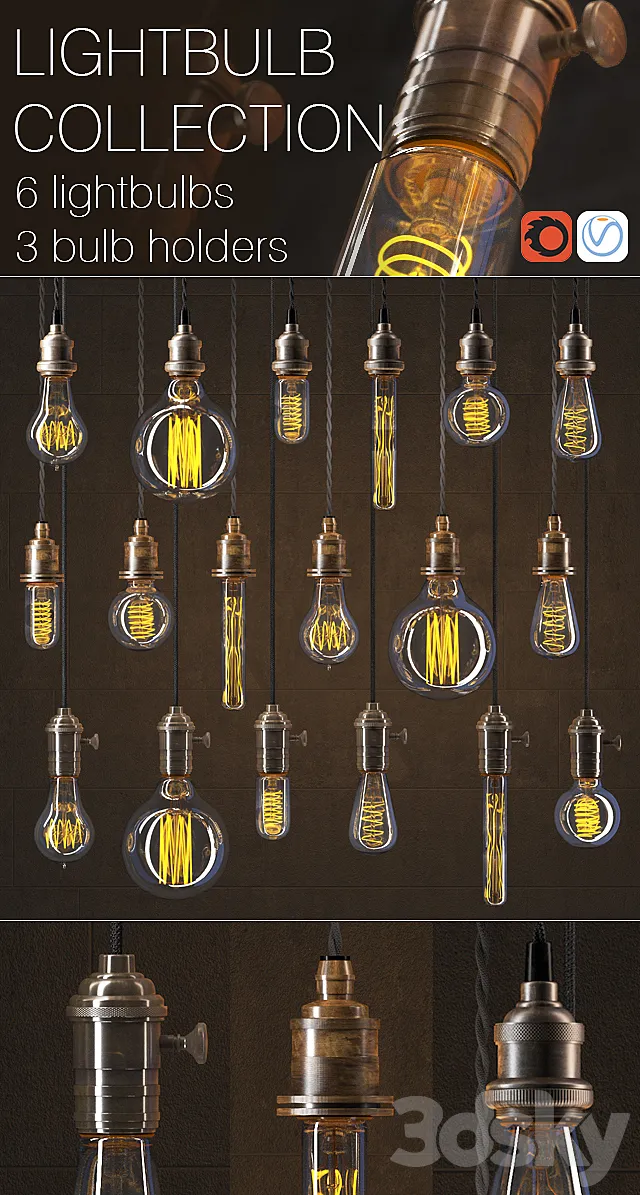 RH - LIGHTBULB COLLECTION vol.2 3DModel