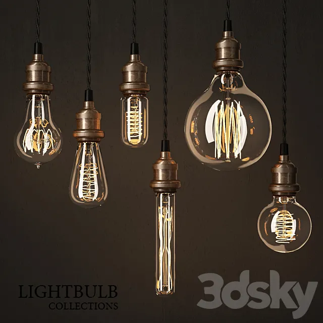 RH - LIGHTBULB COLLECTIONS 3D Model