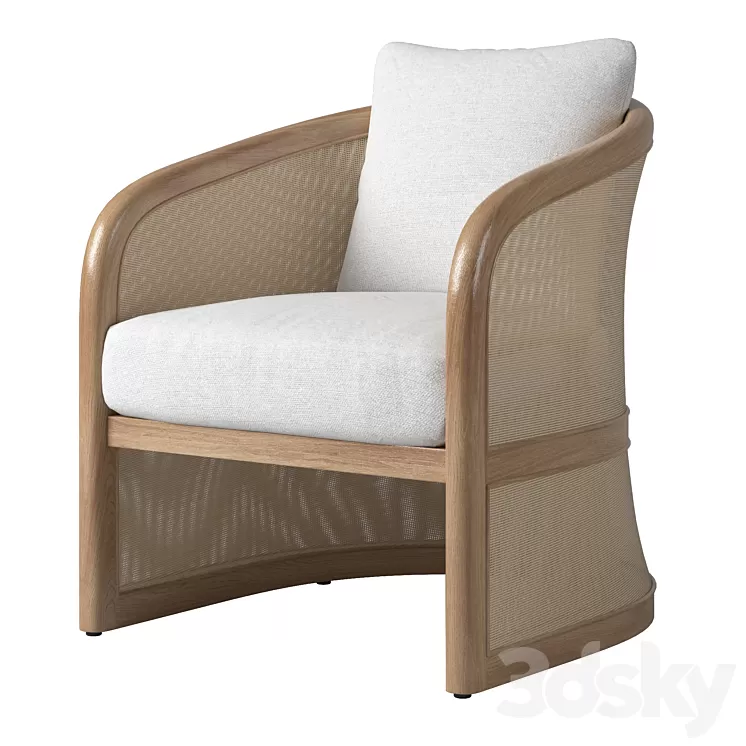 RH LUCIA LOUNGE CHAIR 3D Model